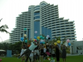 Welcome party - Le Meridien Al Aqah Beach Resort Welcome party - Le Meridien Al Aqah Beach Resort